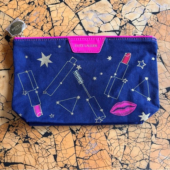 Estée Lauder Constellation Makeup Bag Wallet Coin Purse Brand New Astrology - Picture 1 of 11